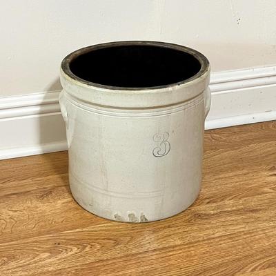 Ceramic No 3 Crock