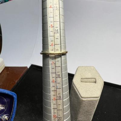 Beautiful Topaz and 14K Gold Earrings and Ring.