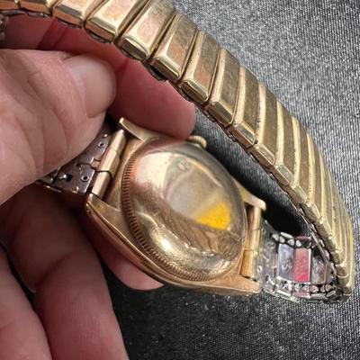 Vintage 10k Gold Radium Rolex Watch, California Dial, Rare