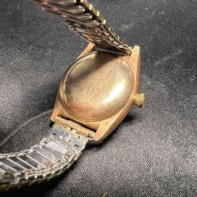 Vintage 10k Gold Radium Rolex Watch, California Dial, Rare