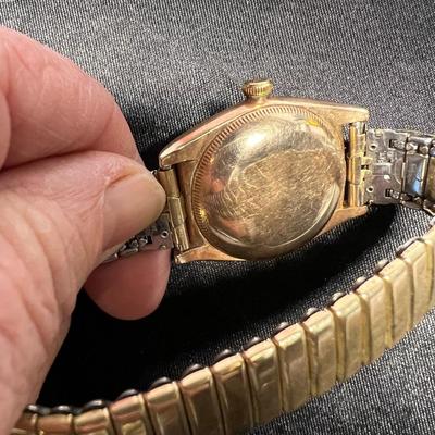 Vintage 10k Gold Radium Rolex Watch, California Dial, Rare
