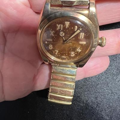 Vintage 10k Gold Radium Rolex Watch, California Dial, Rare