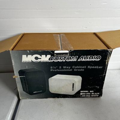 U715 New in box MCM Custom Audio Cabinet Speakers