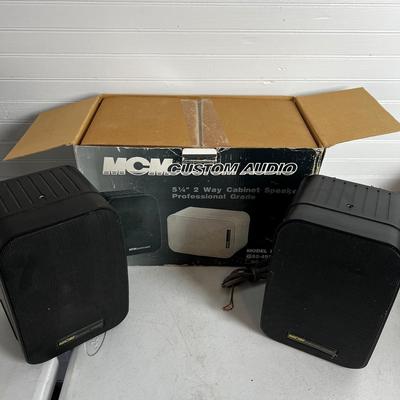 U715 New in box MCM Custom Audio Cabinet Speakers