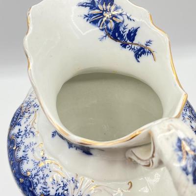 Vtg. Porcelain Wash Basin & Pitcher Set ~ England