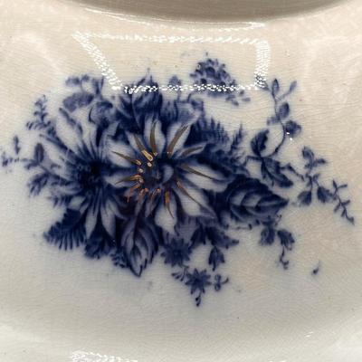 Vtg. Porcelain Wash Basin & Pitcher Set ~ England