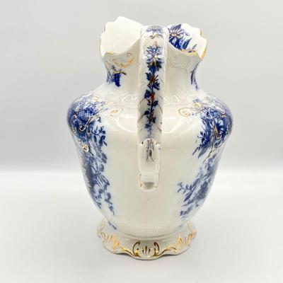 Vtg. Porcelain Wash Basin & Pitcher Set ~ England