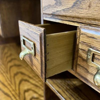 Solid Wood Roll Top Desk