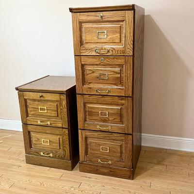 Solid Wood Filing Cabinets ~ *Read Details