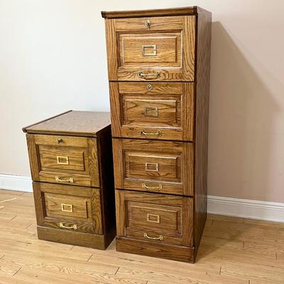 Solid Wood Filing Cabinets ~ *Read Details