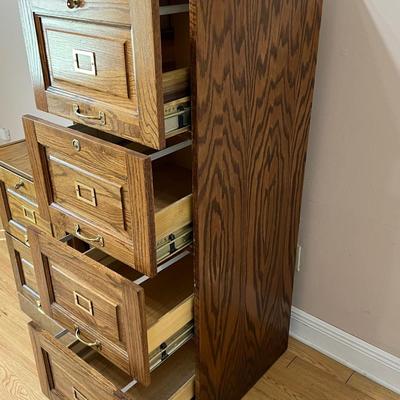 Solid Wood Filing Cabinets ~ *Read Details