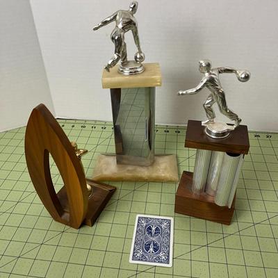 Vintage Trophies - Archery and Bowling (2)