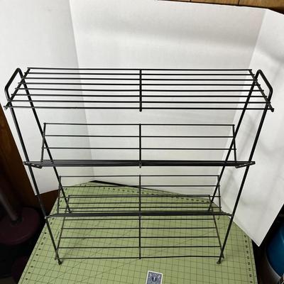 Vintage Wire Book Rack