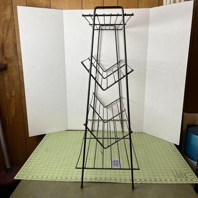 Vintage Wire Book Rack