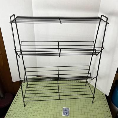 Vintage Wire Book Rack