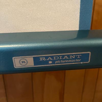 Vintage Radiant Picture Master Projector Screen