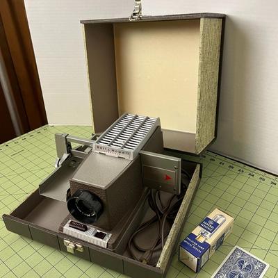 Vintage Bell & Howell Headliner Movie Slide Projector with Case