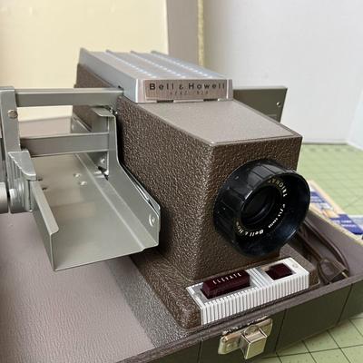 Vintage Bell & Howell Headliner Movie Slide Projector with Case
