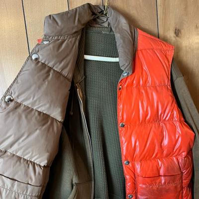 Vintage Vest and Zip-up Hoodie