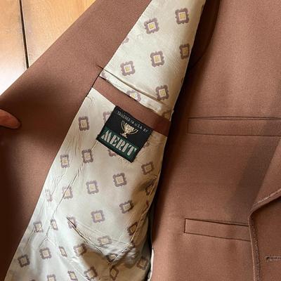 Vintage Merit 3 Piece Suit - Brown