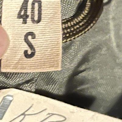 Vintage Military Suit with Atomic Badge