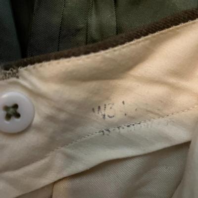 Vintage Military Suit with Atomic Badge