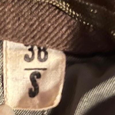 Vintage Military Suit Jacket with Tie