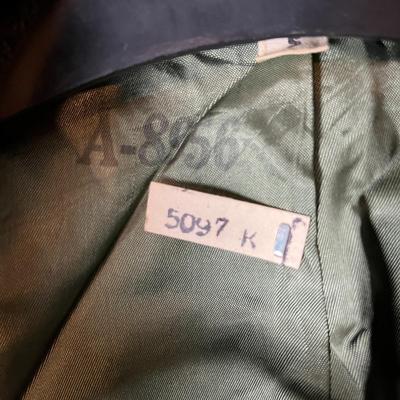 Vintage Military Suit Jacket with Tie
