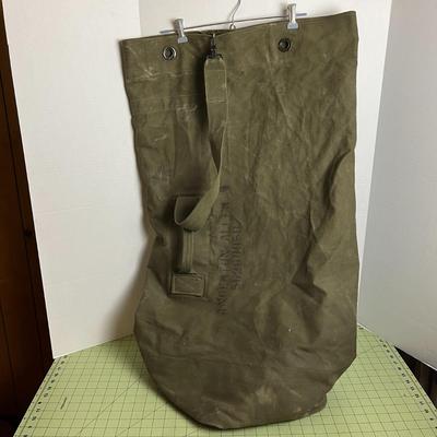 Vintage Military Duffle Bag