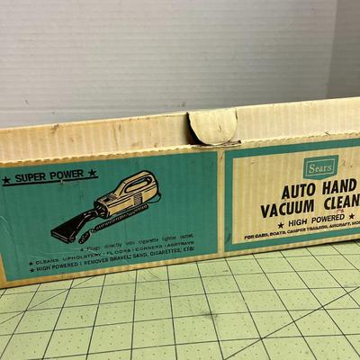 Vintage Auto Hand Vacuum Cleaner