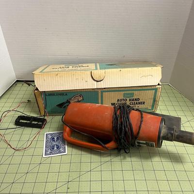 Vintage Auto Hand Vacuum Cleaner
