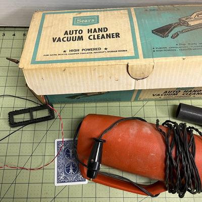 Vintage Auto Hand Vacuum Cleaner