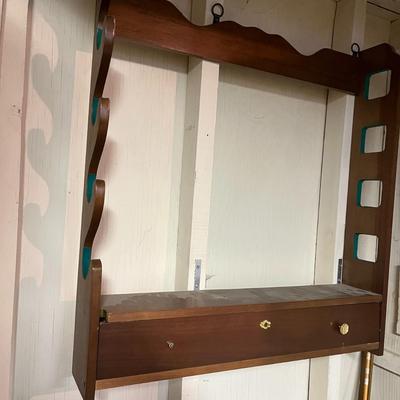 Vintage Wooden Gun Rack