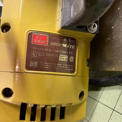 Vintage Shopmate 7.25" Saw