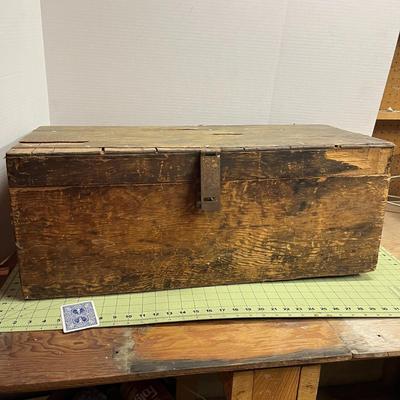 Vintage Wooden Tool Box
