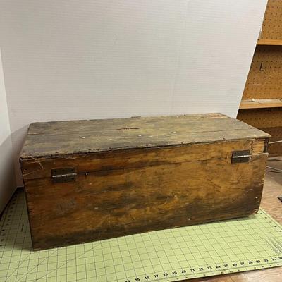 Vintage Wooden Tool Box