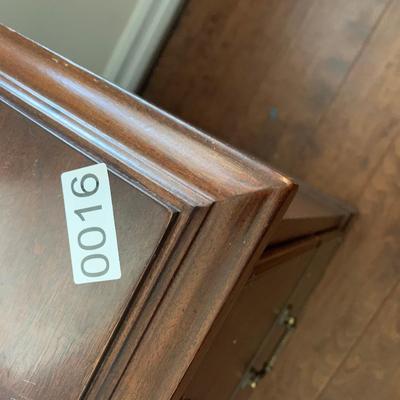 Mahogany Locking Lateral Wood File Cabinet