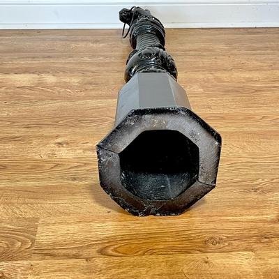 44â€ Glossy Black Wrought Aluminum Hitch Horse