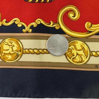 214 Authentic Wathne "Chasseur" Silk Scarf