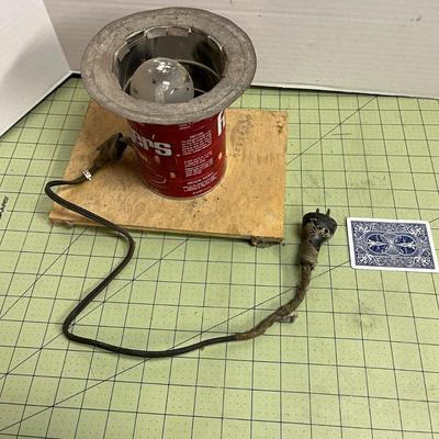 Vintage Coffee Tin Light