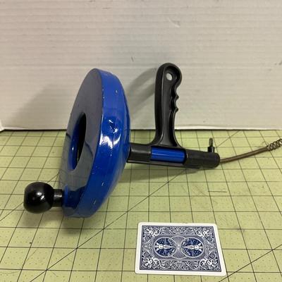 Blue Plumbing Snake
