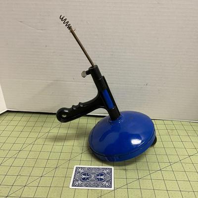 Blue Plumbing Snake