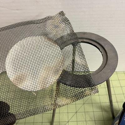 Safety Goggles and Metal Solder Stand