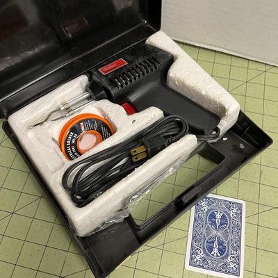 Vintage Weller Solder and Case