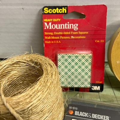 Staples, Tape, and Twine Bundle