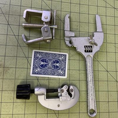 Wrench, Tubing Cutter, and Steering Wheel Pull