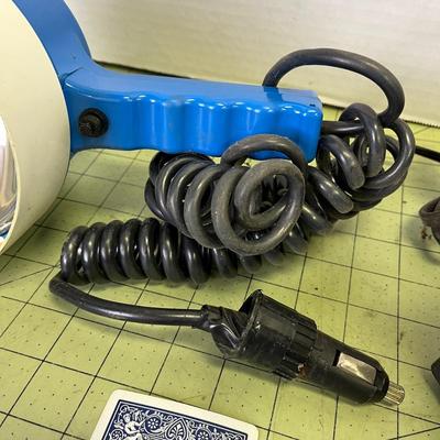 12 Volt Flashlight and Battery Charger