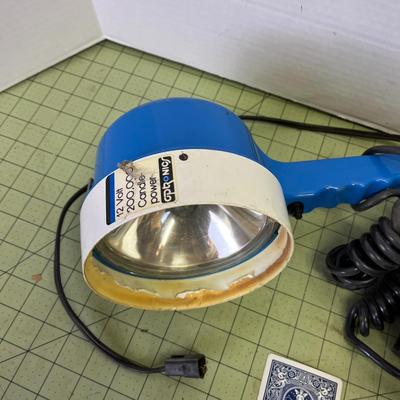 12 Volt Flashlight and Battery Charger