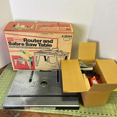 Router and Sabre Saw Table 
