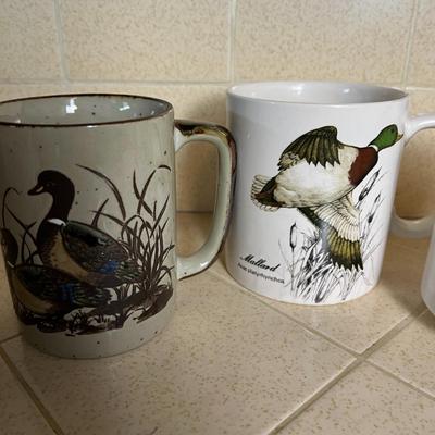 Mugs and Woven Cup Sleeves
